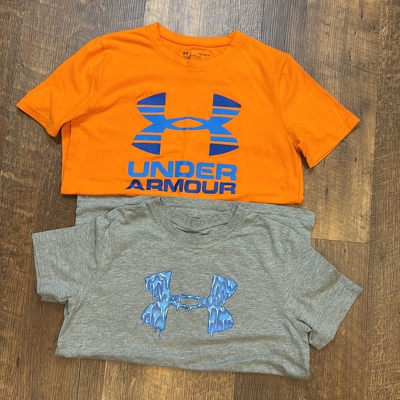 Under‎ Armour Youth Large Tee Shirts  Set of Two - Picture 1 of 7